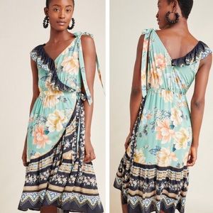Farm Rio For Anthropologie Monica Wrap Dress
